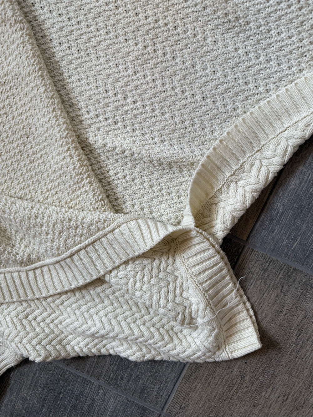 Lole Cream OS Poncho Turtleneck - Picture 4 of 5